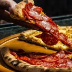 Rebanada de pizza pepperoni