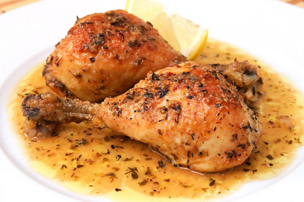 muslos de pollo