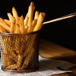 Canasta de papas fritas