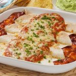 Enchiladas en plato hondo