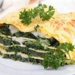 lasaña con espinacas