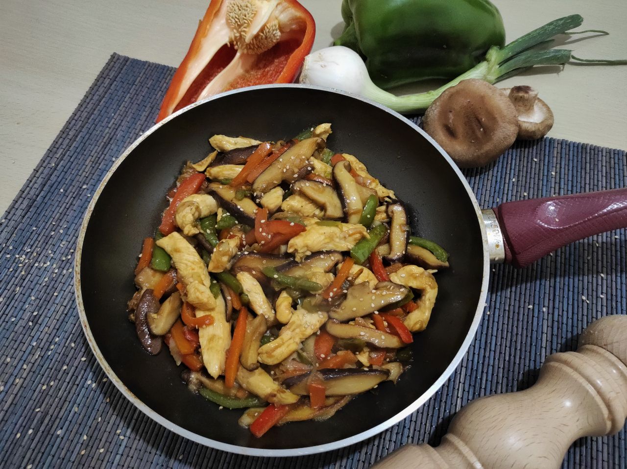 Verduras salteadas 