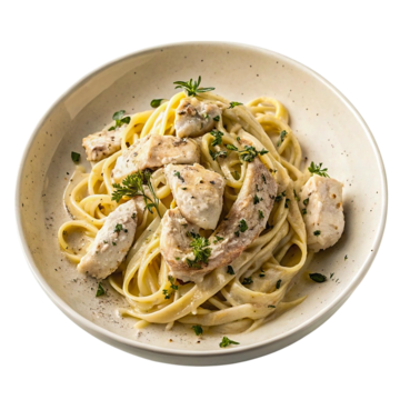 Pasta Alfredo muy cremosa 